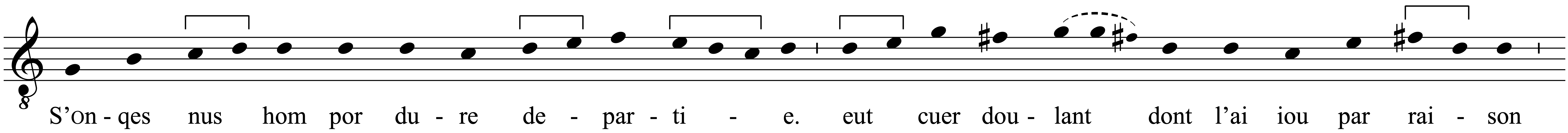 Work musical notation
